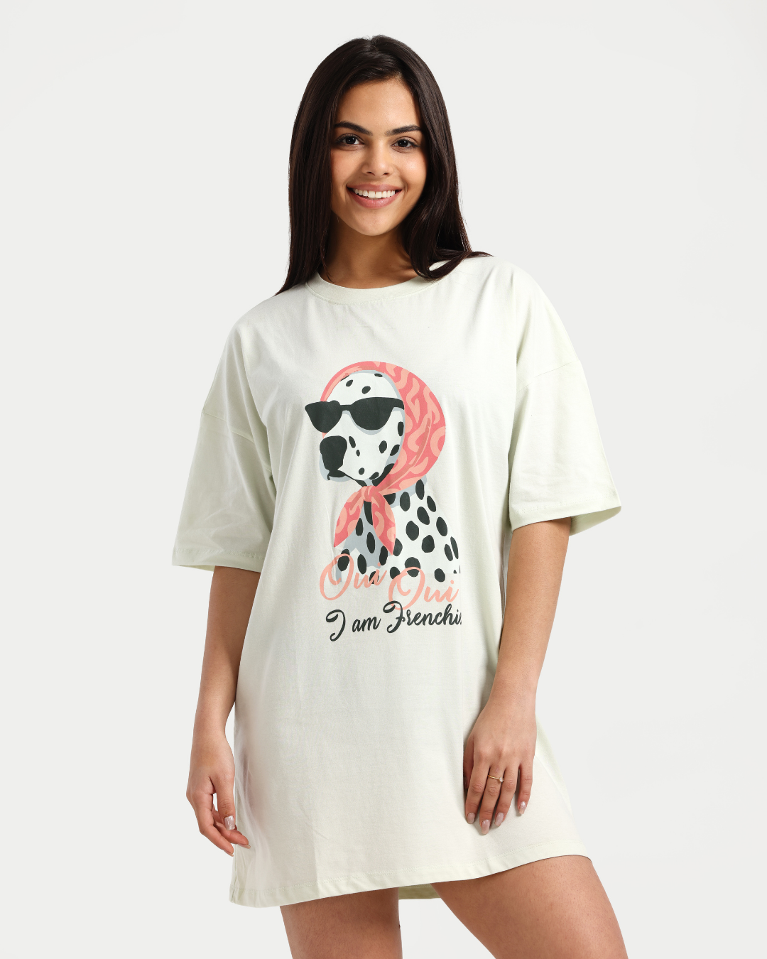 نايت شيرت حريمي الكلب المرح