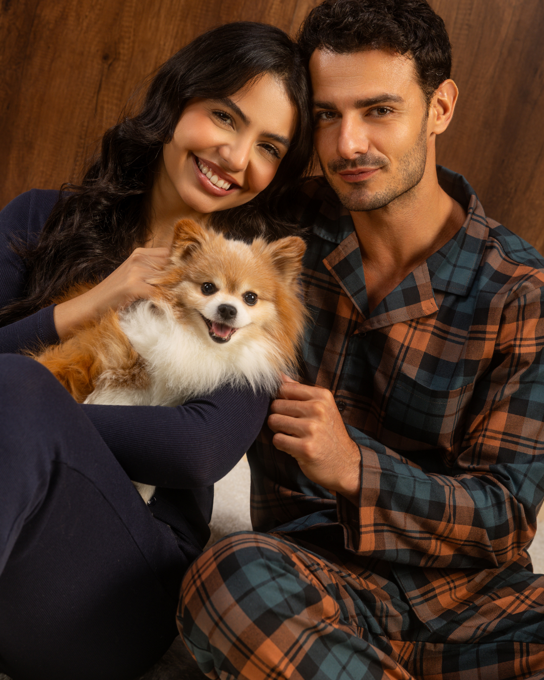 Ribbed Button-Front Pajamas