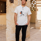 Men's pajamas, half sleeves, and pants, Polo, Mountain and Palm