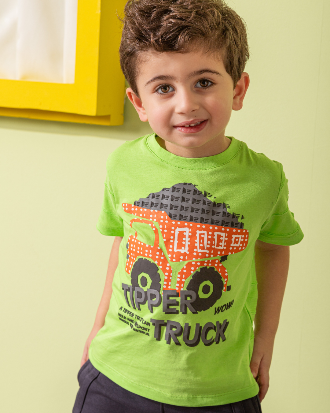 Tipper Truck بيجامه اولادي وسط