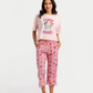 Fun Flintstones Print Women's Pajamas