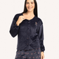 Vintage Long Sleeve Button Down Pajamas