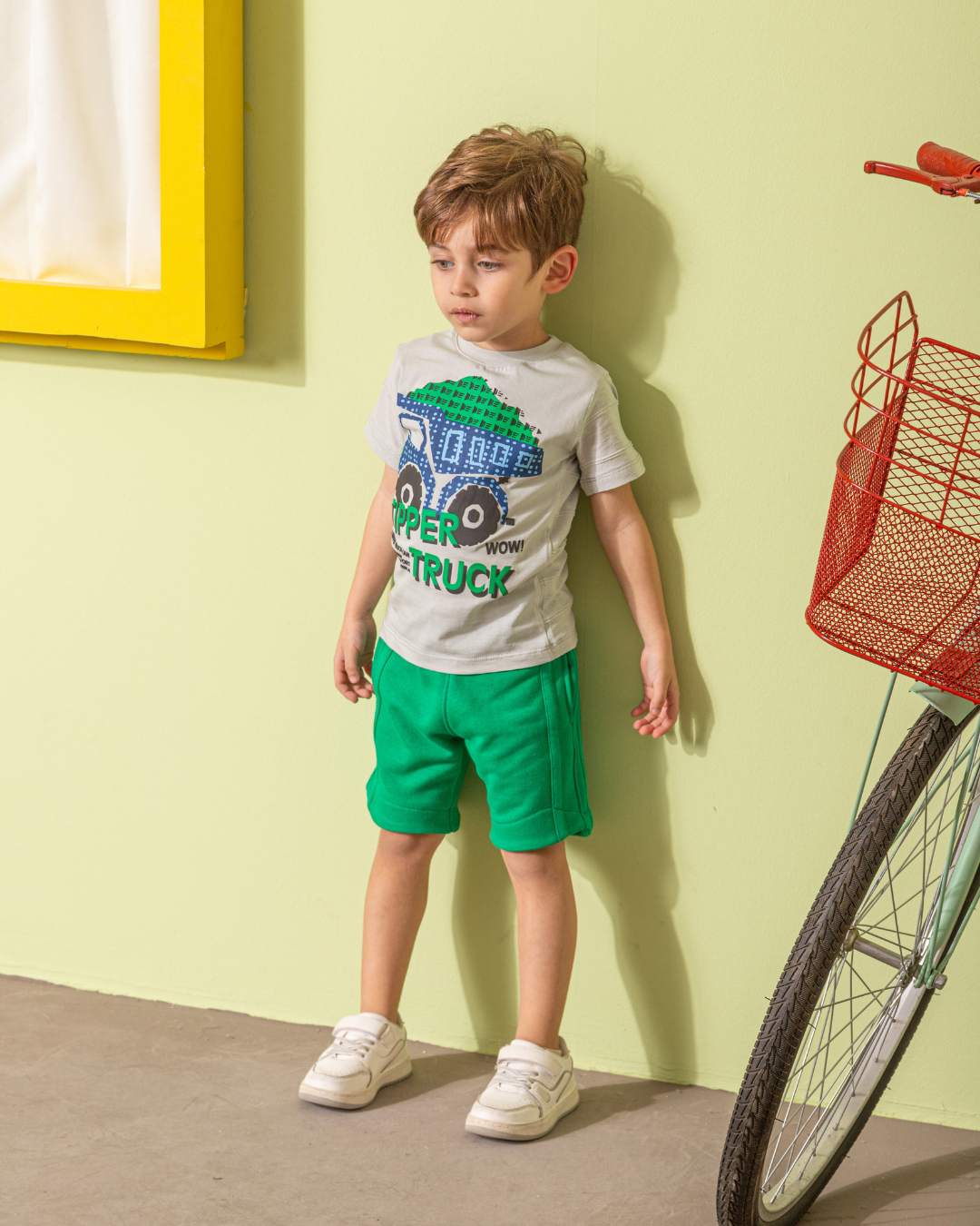 Tipper Truck بيجامه اولادي وسط