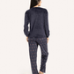 Vintage Long Sleeve Button Down Pajamas