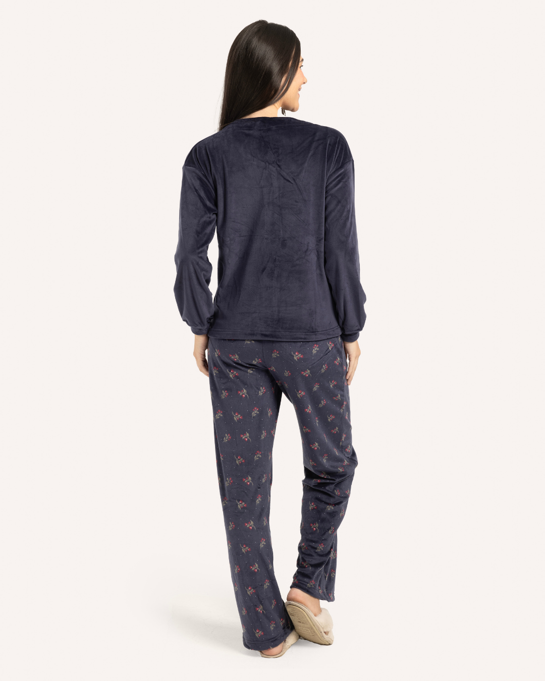 Vintage Long Sleeve Button Down Pajamas