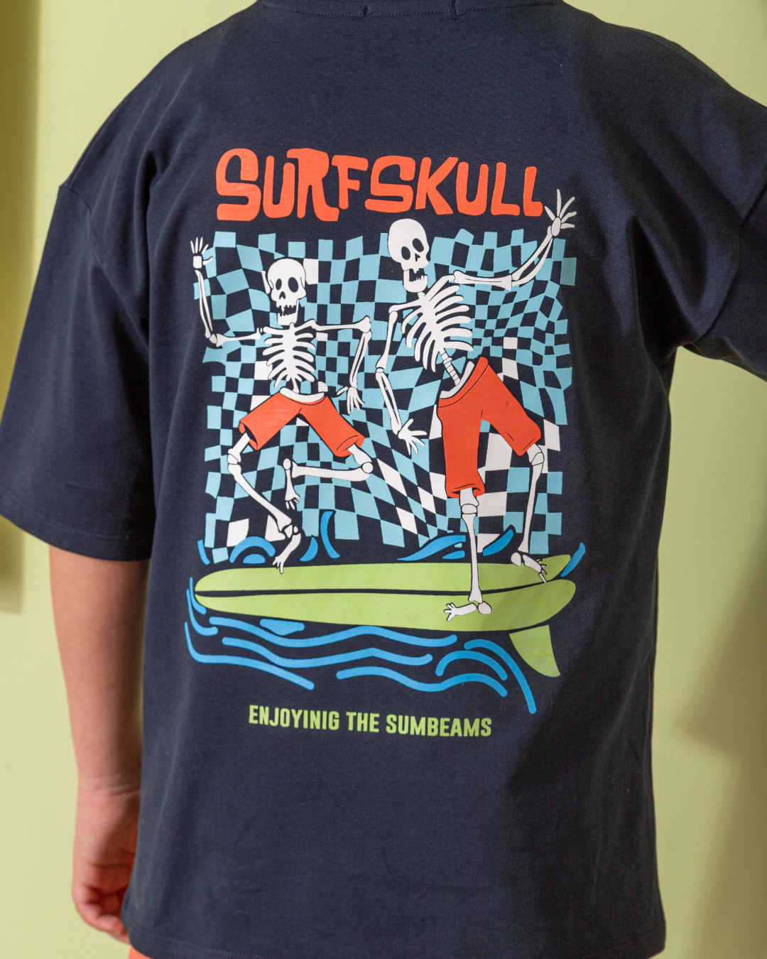 Surf Skull بيجامة اولادي محير