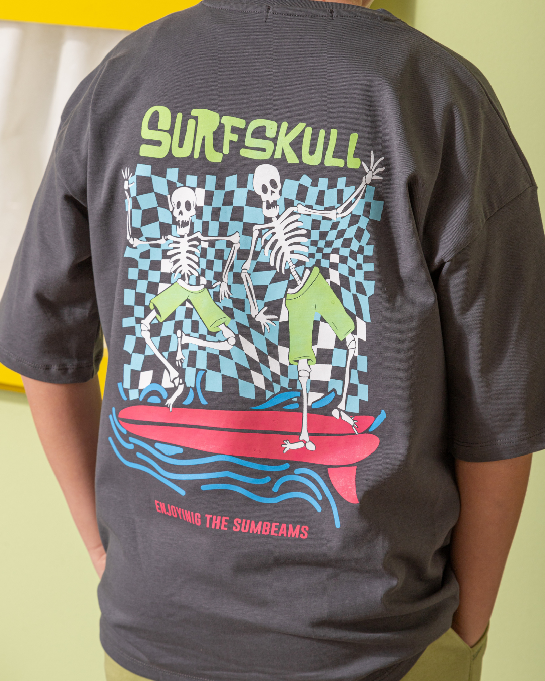 Surf Skull بيجامة اولادي محير