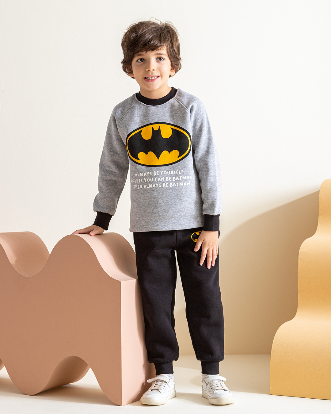 Batman بيجاما أولادي كُم طويل