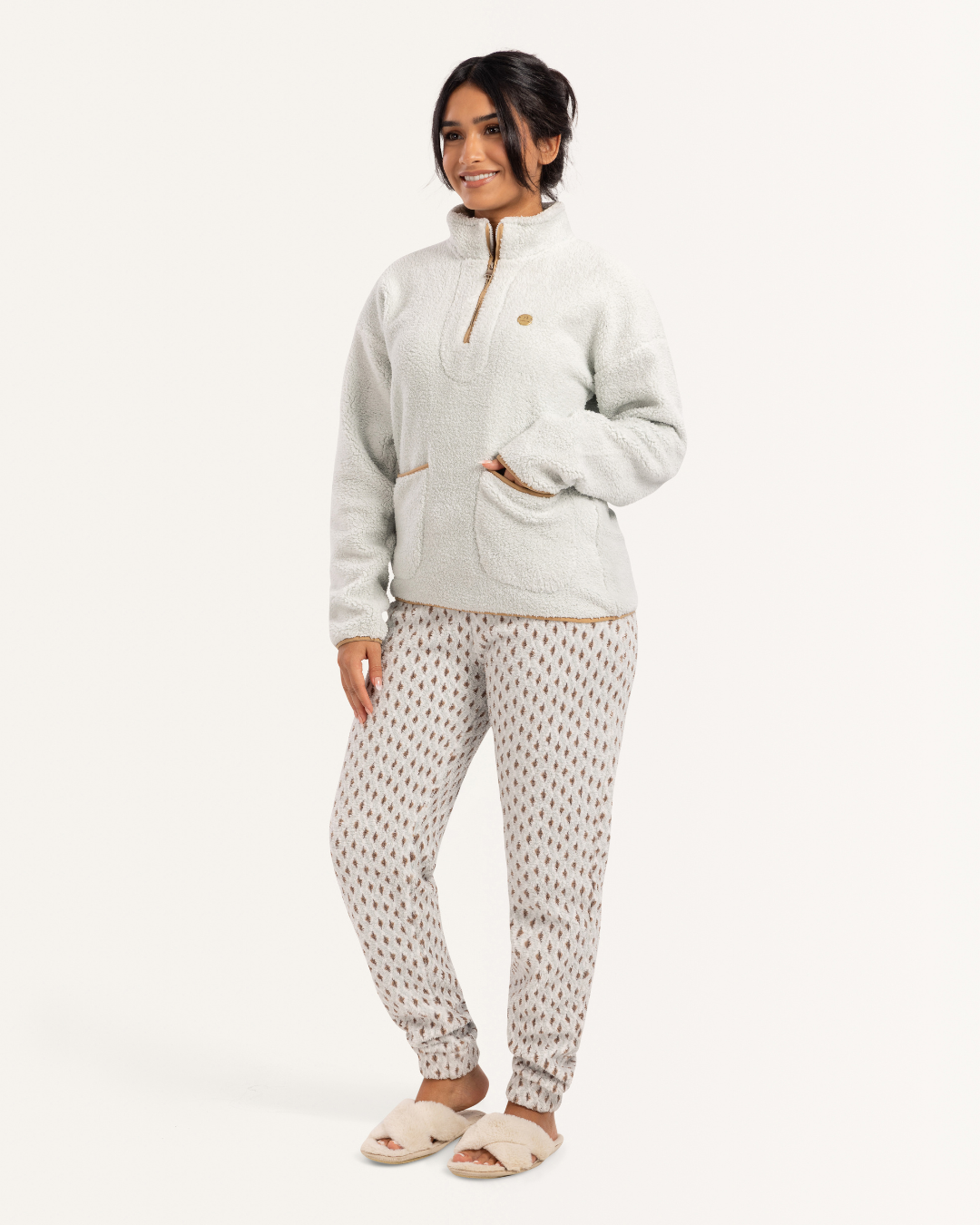 بيجاما كُم طويل اشكال هندسيه