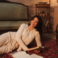 Women luxurious set in dusty colors