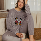 Minnie and mickey friendship بيجاما حريمي كُم طويل