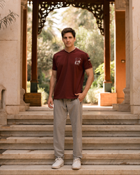 GLV  بيجامه رجالي حوض سبعه شروال طابعة علي الصدر