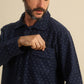 Chic Man in Printed Classic Pajama
