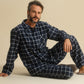 Chic Man in Charcoal Classic Pajama