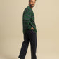 Elegant men's pajama with warm stripes