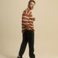 Elegant men's pajama with warm stripes