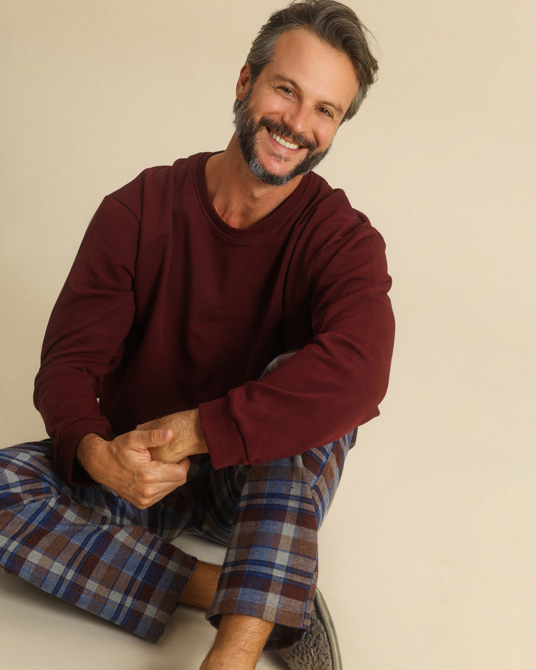 Moody plaid Pajama set