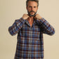 Moody plaid classic button up pajama