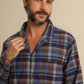 Moody plaid classic button up pajama