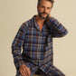 Moody plaid classic button up pajama
