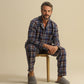 Moody plaid classic button up pajama