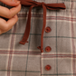 Women's Oversized Sweatshirt with Plaid Pants