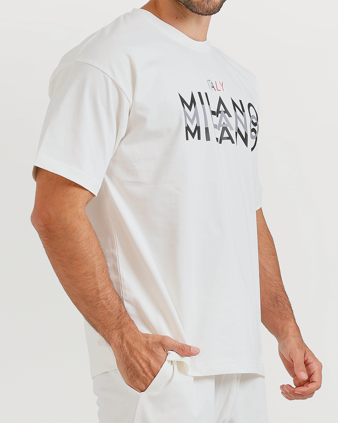 Milano men's short-sleeve pajama with shorts
