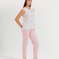 Women's pajamas, short-sleeved pants