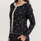 Women's pajamas with lace-up boutons
