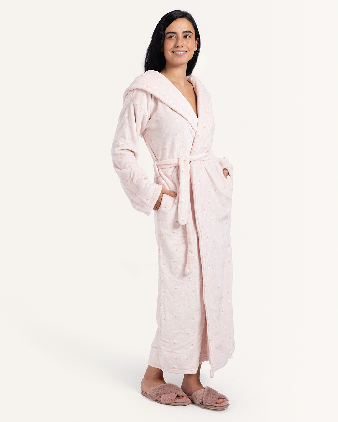 روب طويل ورود الشتاء