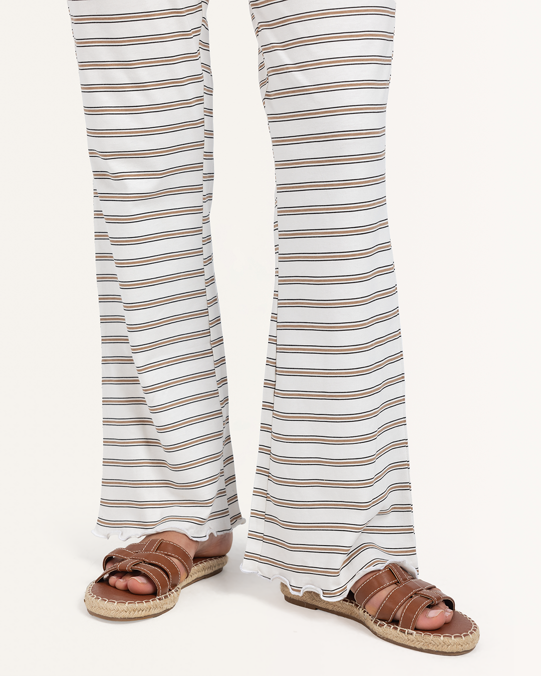 بيجاما بكم و بنطلون قطن خطوط