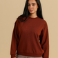 Women's Oversized Sweatshirt with Plaid Pants
