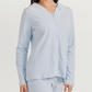Women's pajamas with boutons and broderie roses