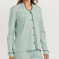 Polka-dot pajamas with notched collar