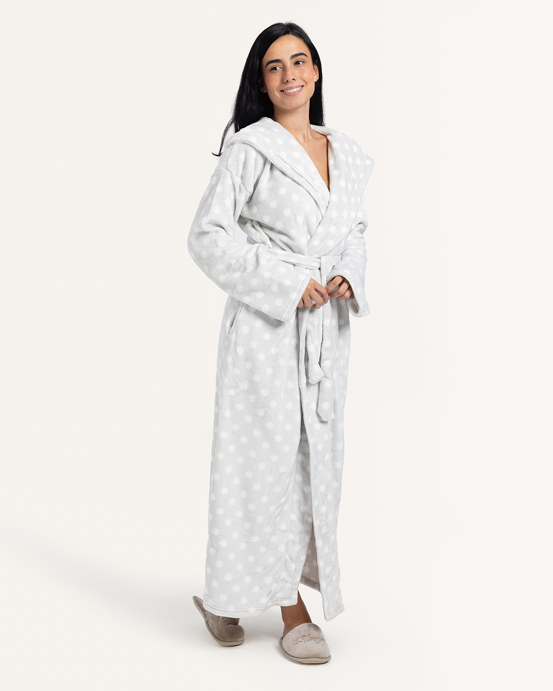 روب  طويل منقّط