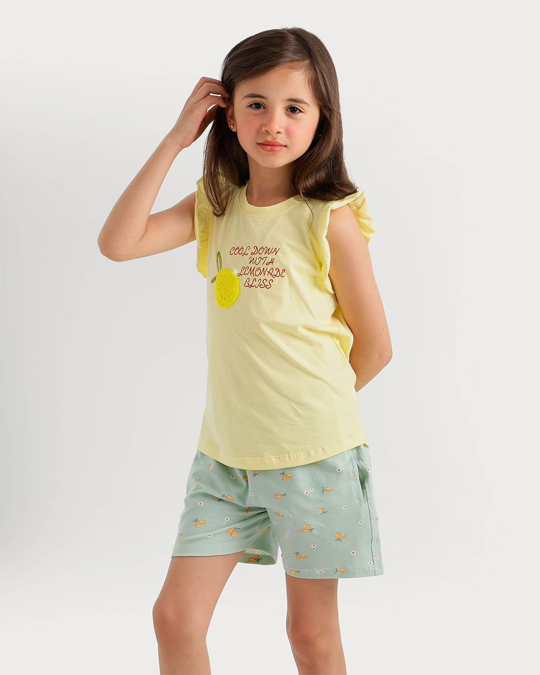 Lemone Girls' Pajama Kit Shorts
