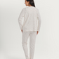 3-piece pajamas with heart print