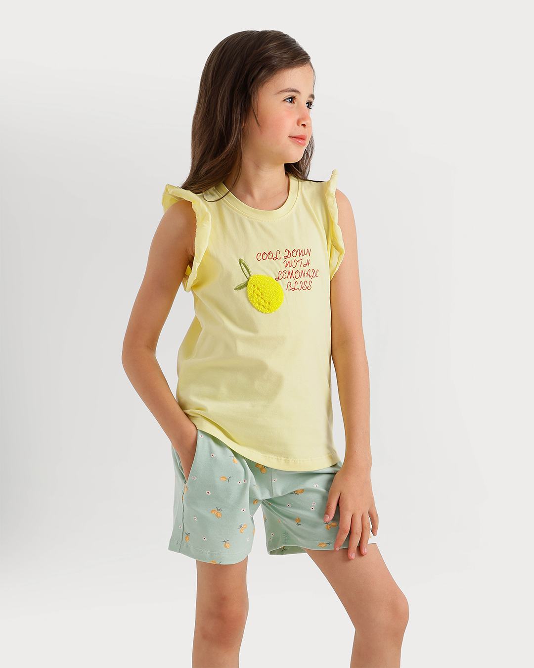 Lemone Girls' Pajama Kit Shorts