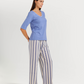 Women's pajamas with rayon pants