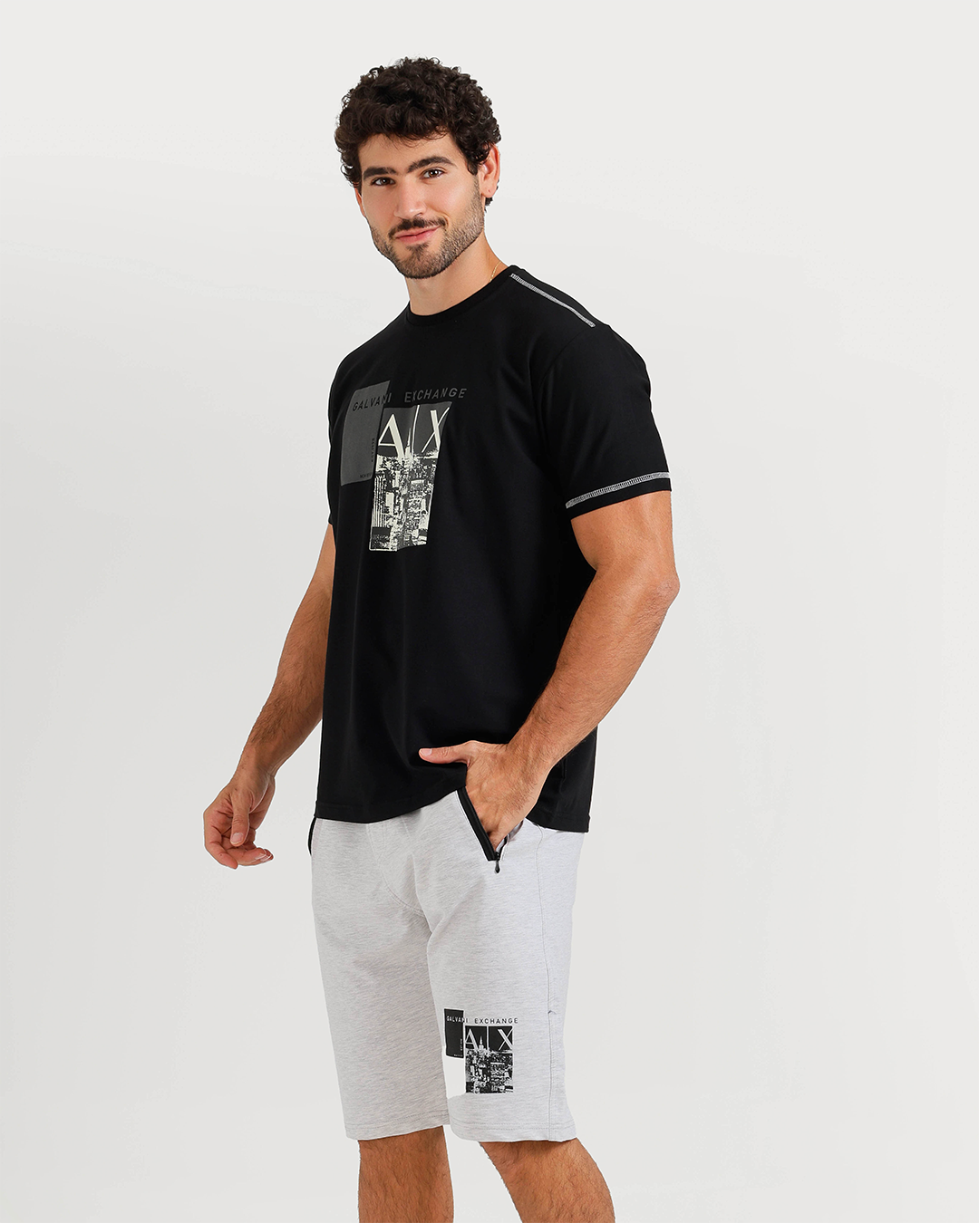 Survêtement for hommes, demi-manches, pantaloons