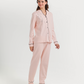 Polka-dot pajamas with notched collar