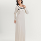 Polka-dot nightgown with Peter Pan collar