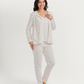 3-piece pajamas with heart print