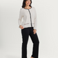 Pajama women's boutons ruban rose