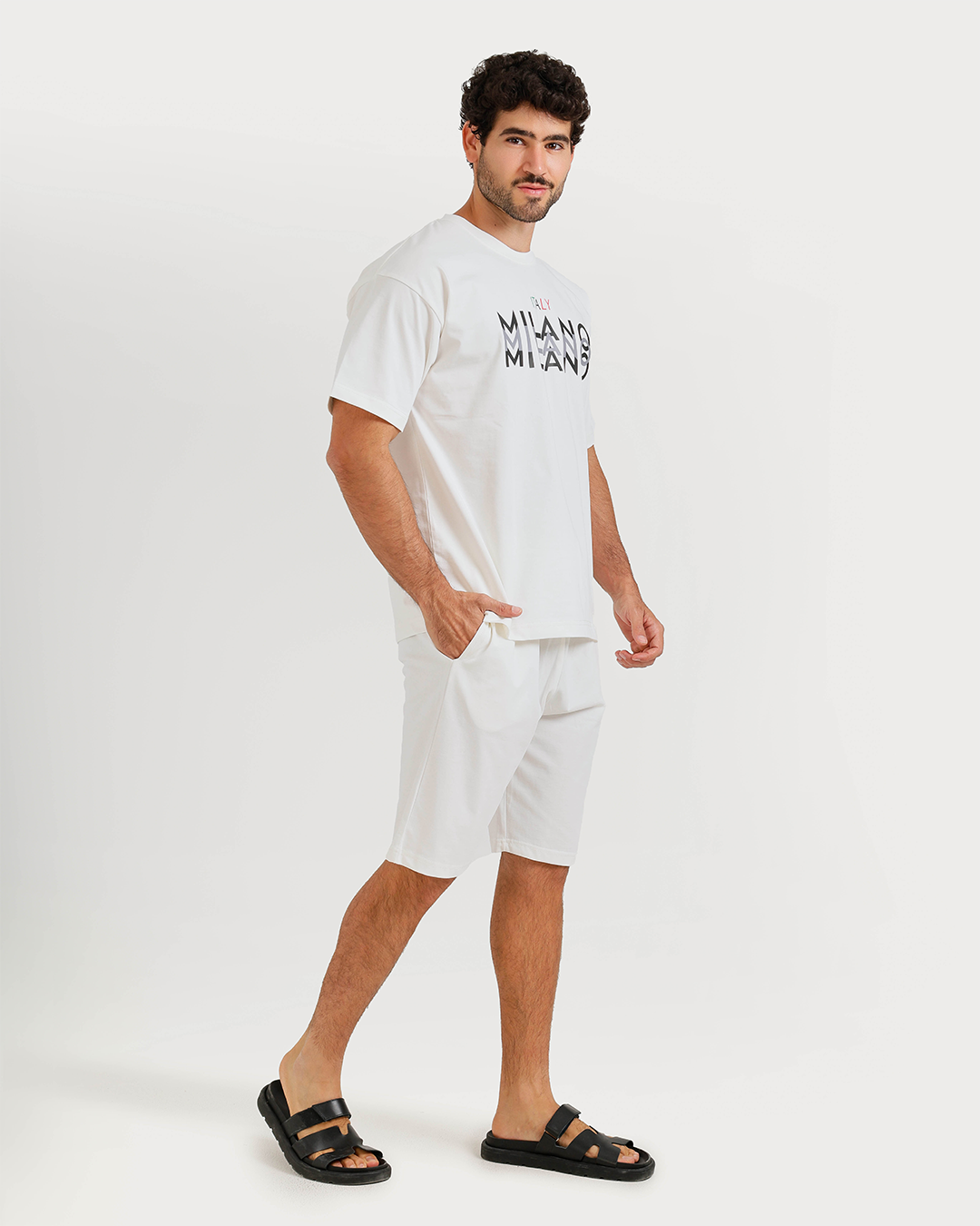 Milano men's short-sleeve pajama with shorts