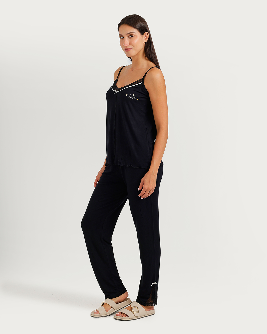 Women's pajama with camisole and pants