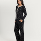 Women's pajamas with lace-up boutons
