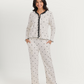 Women's pajamas with lace-up boutons