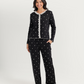 Women's pajamas with lace-up boutons