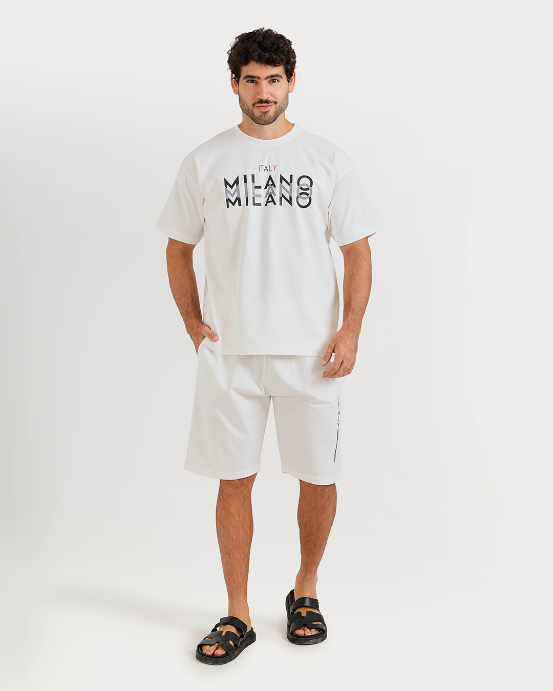 Milano men's short-sleeve pajama with shorts